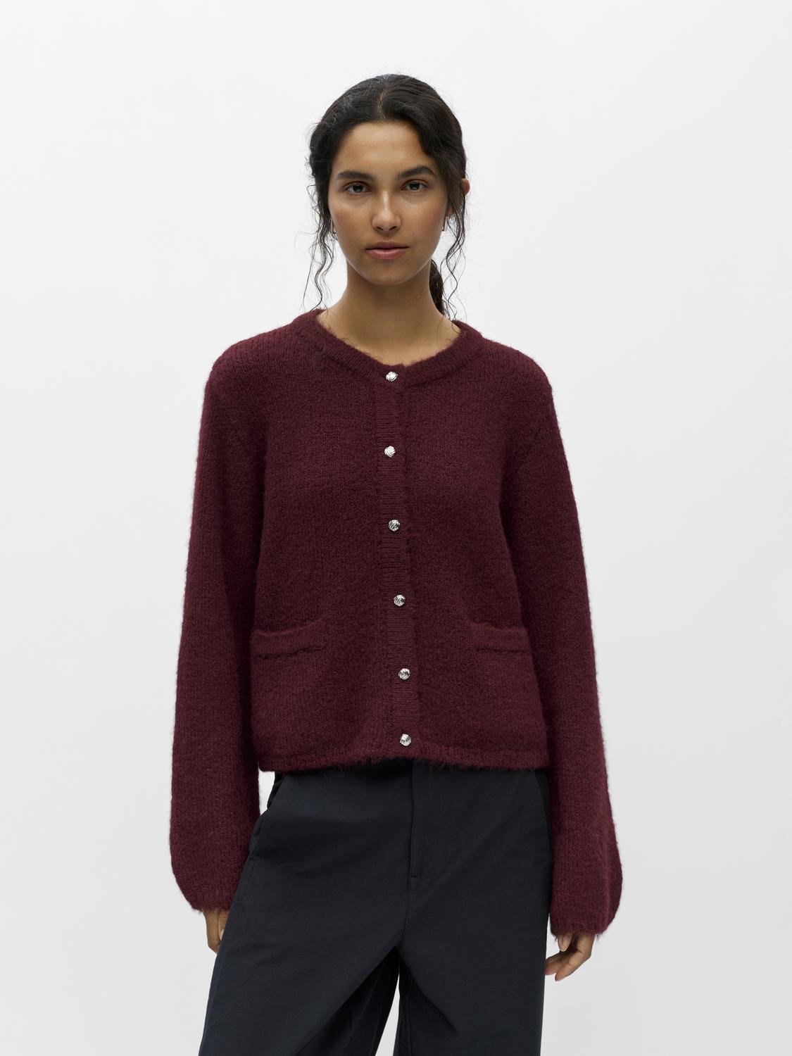 OBJSAGGIA Pullover - Windsor Wine - VERO MODA & VILA Bergvik